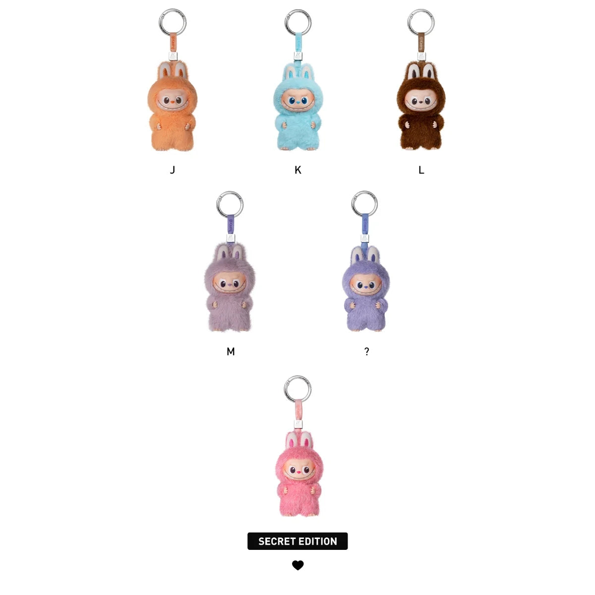 The Monsters × Hello Kitty and Friends Serie-Vinyl Plüsch Anhänger Blind Box