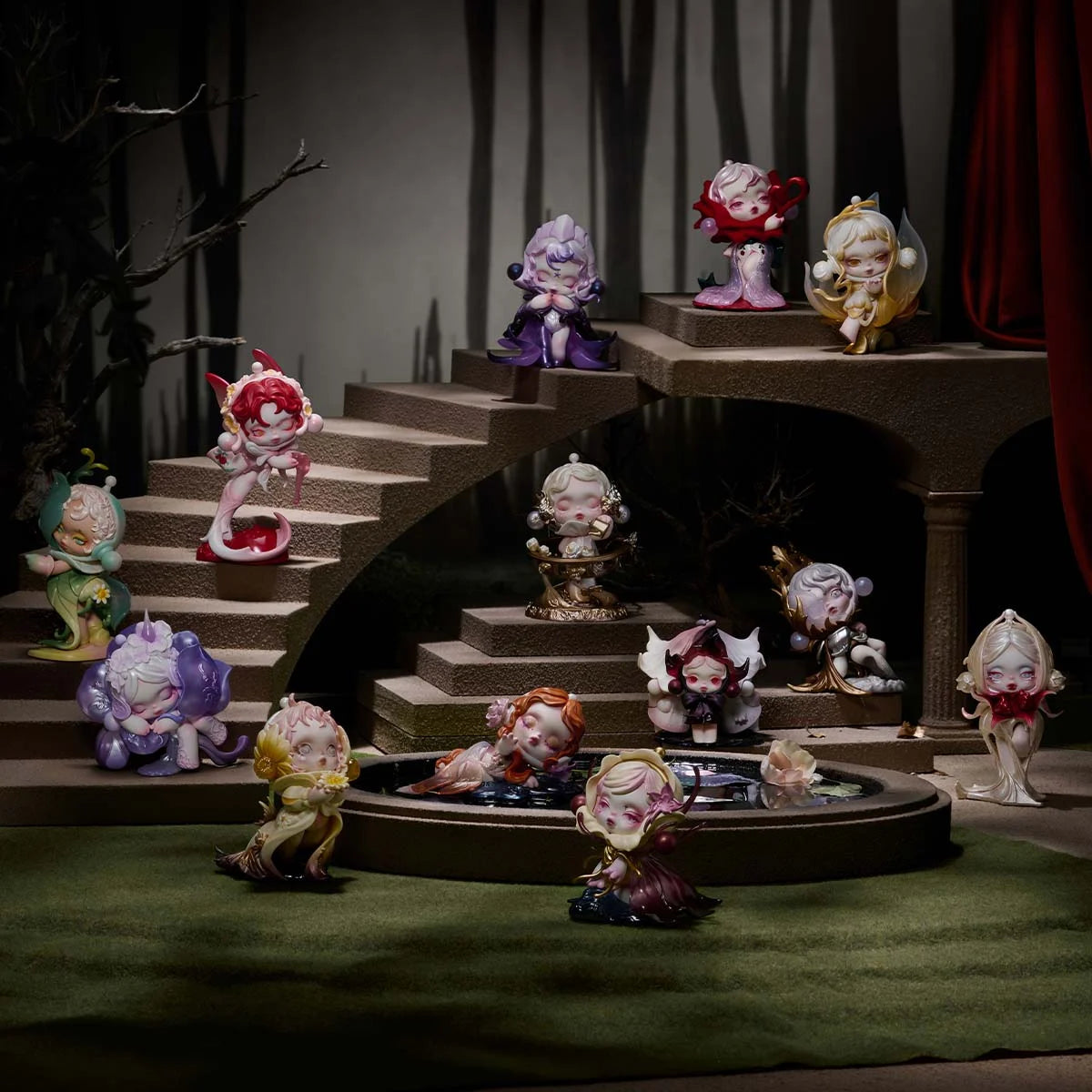 SKULLPANDA Petals in Four Acts Figurenserie Blind Box