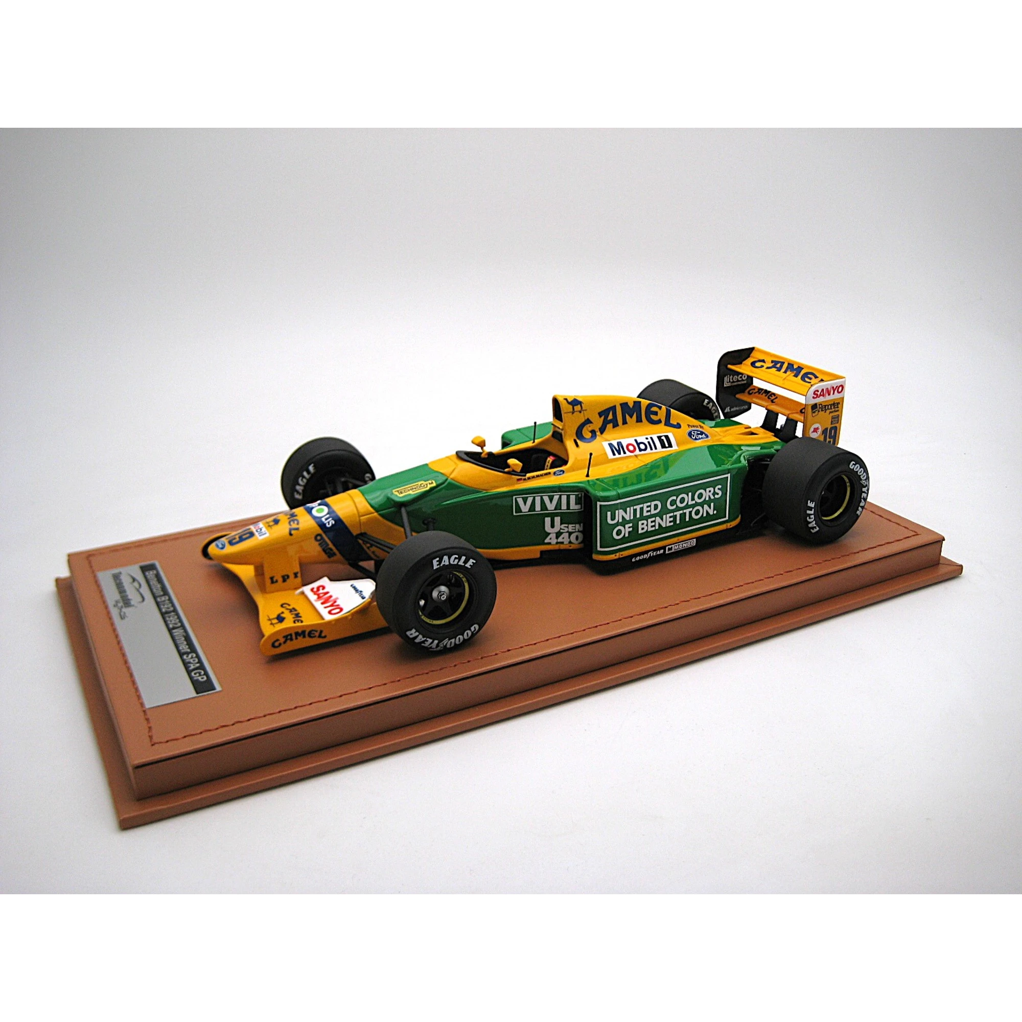Benetton B192 #19 – Sieger Großer Preis von Belgien 1992 (Michael Schumacher) Limitierte Auflage Maßstab 1:18