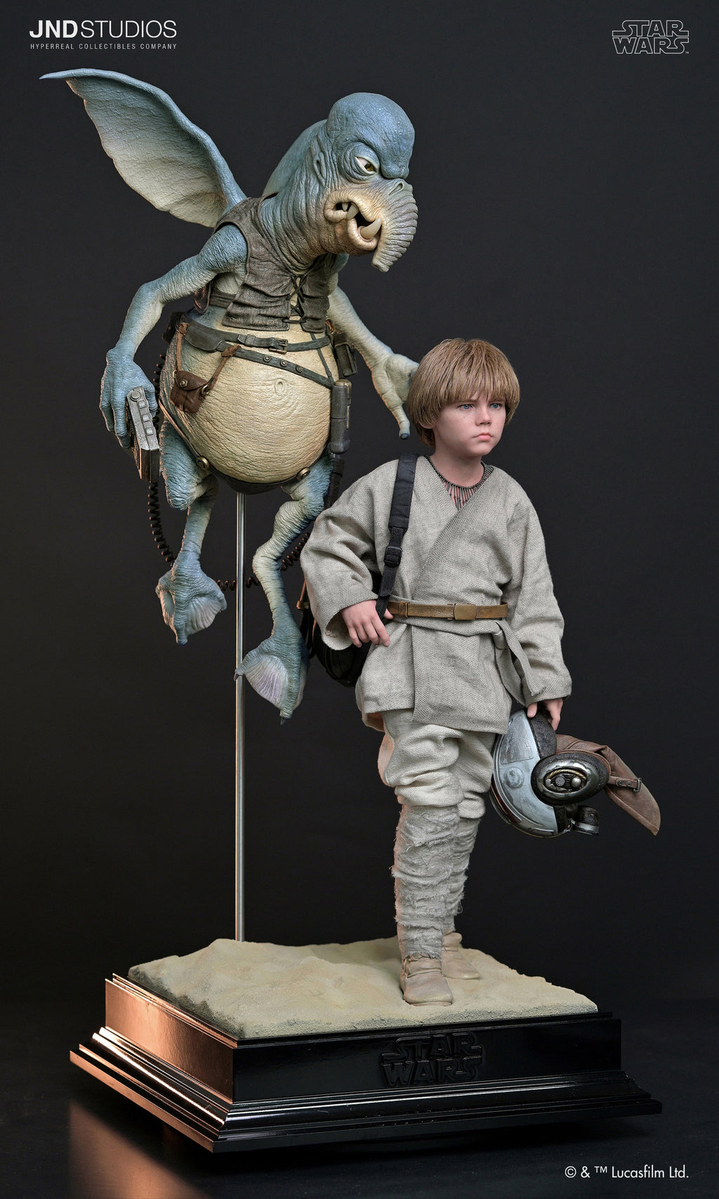 Star Wars: Episodio I – Anakin Skywalker & Watto – Estatua a escala 1:3 (Edición limitada) de JND Studios