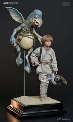 Star Wars: Episodio I – Anakin Skywalker & Watto – Estatua a escala 1:3 (Edición limitada) de JND Studios