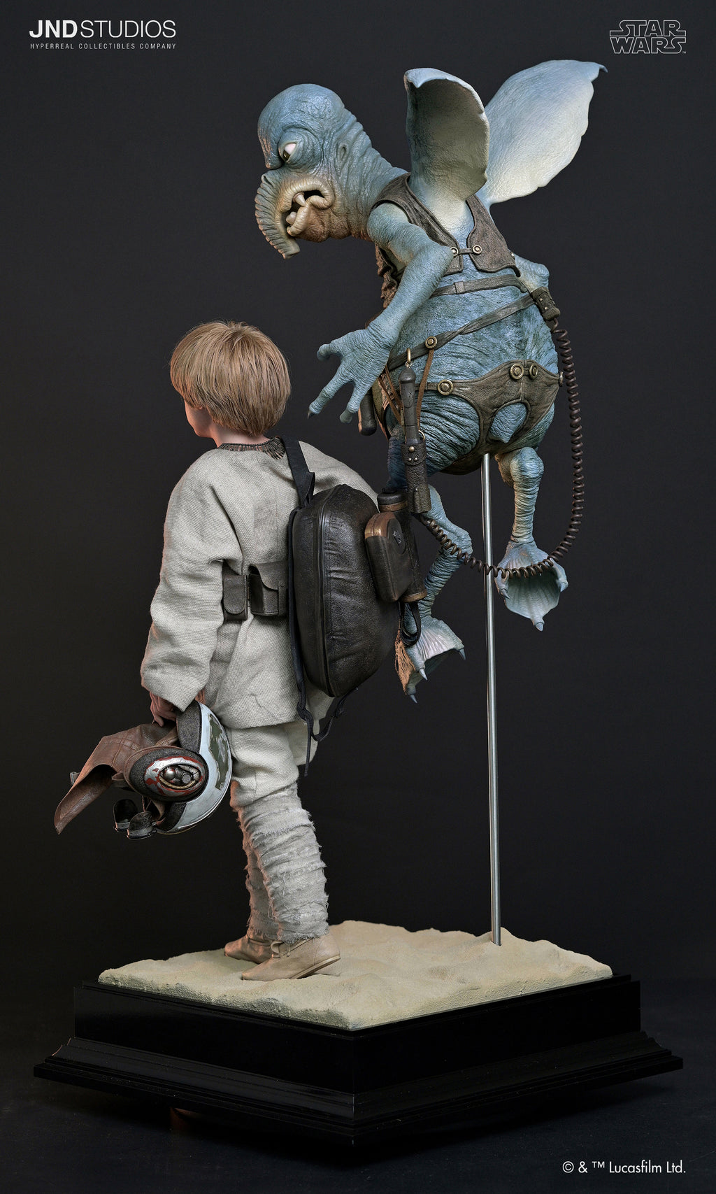 Star Wars: Episodio I – Anakin Skywalker & Watto – Estatua a escala 1:3 (Edición limitada) de JND Studios