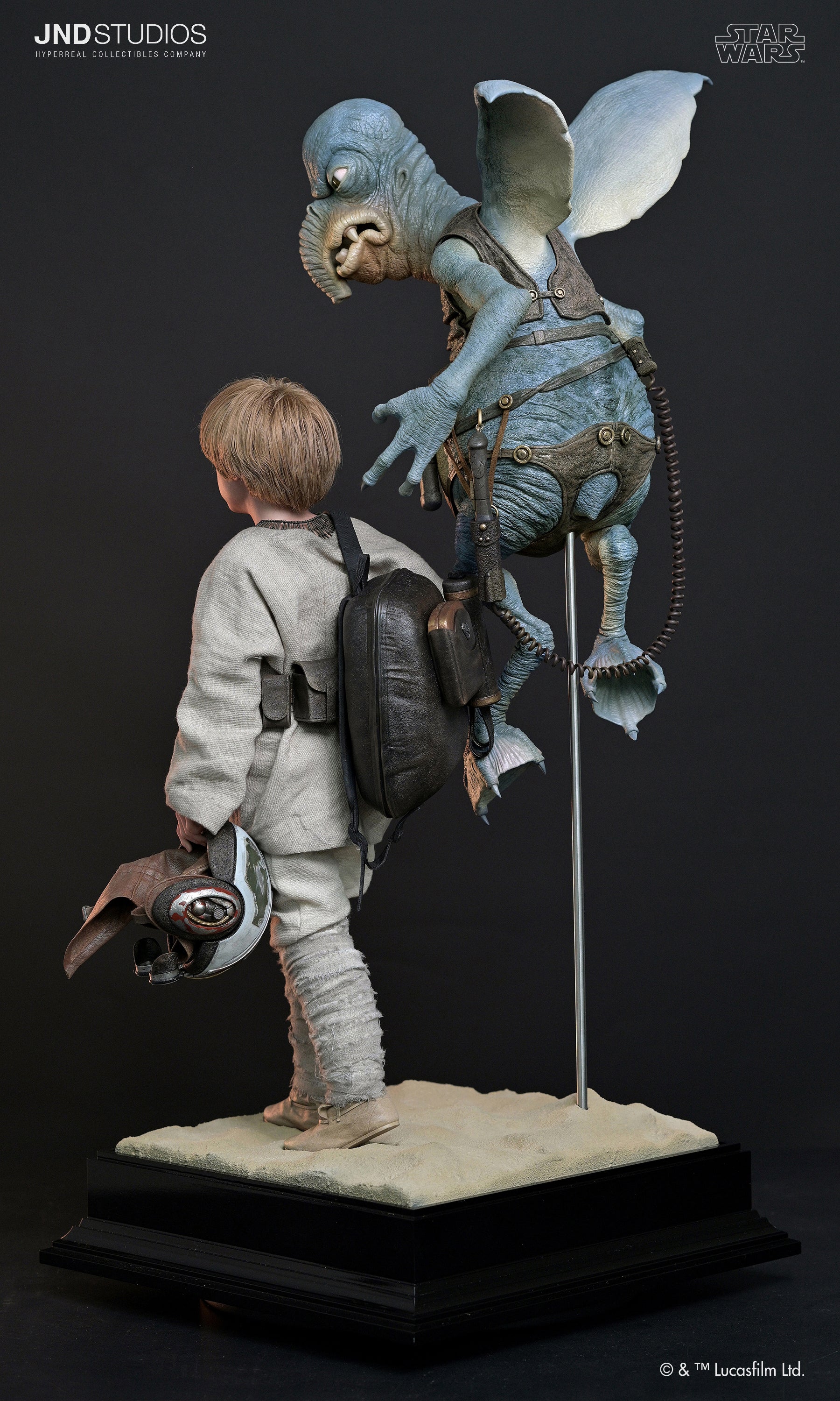 Star Wars: Episodio I – Anakin Skywalker & Watto – Estatua a escala 1:3 (Edición limitada) de JND Studios