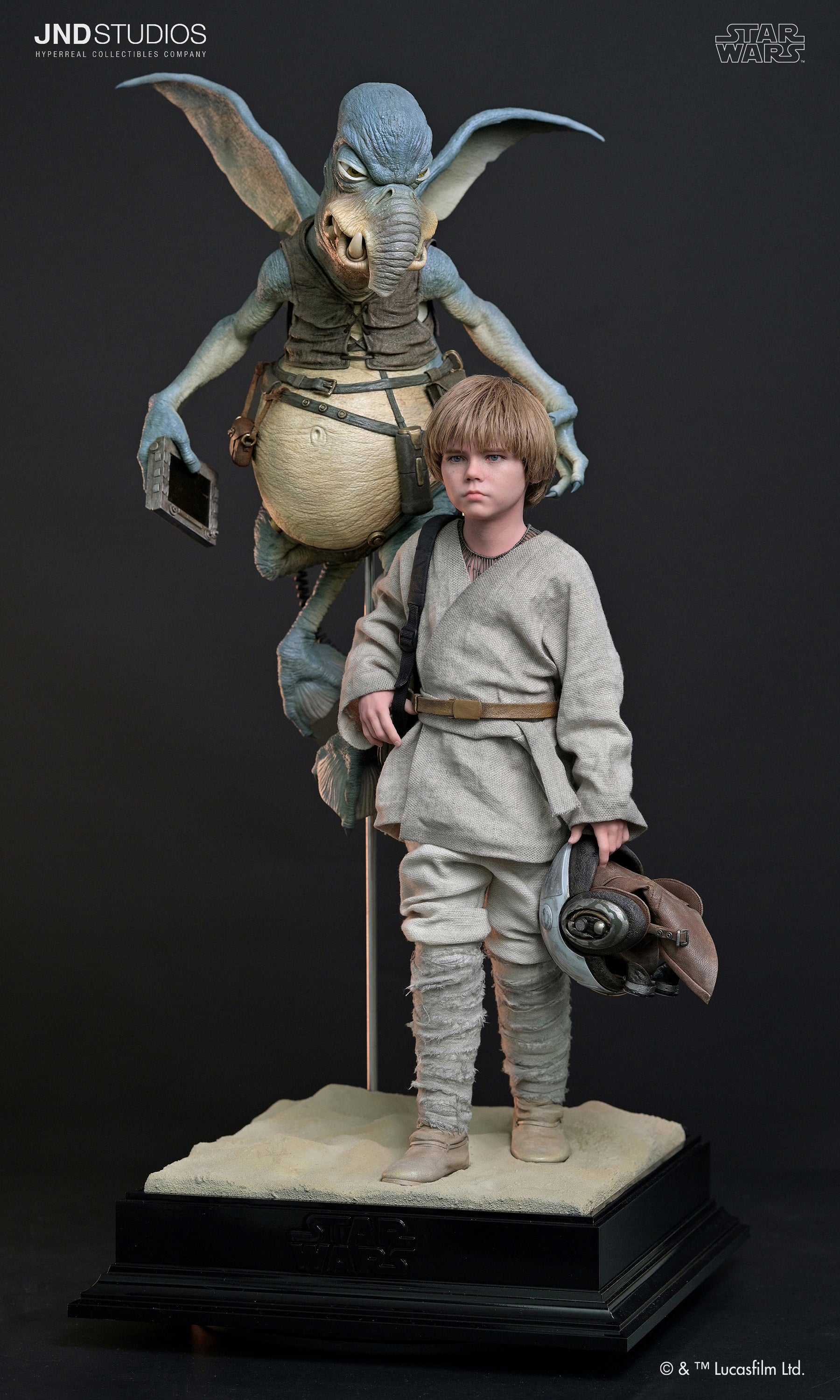 Star Wars: Episodio I – Anakin Skywalker & Watto – Estatua a escala 1:3 (Edición limitada) de JND Studios