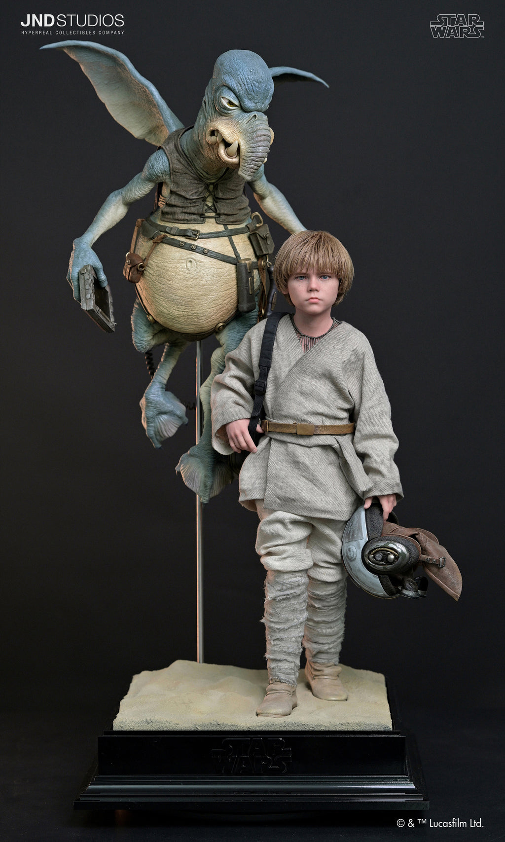 Star Wars: Episodio I – Anakin Skywalker & Watto – Estatua a escala 1:3 (Edición limitada) de JND Studios