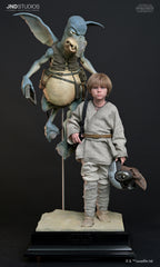Star Wars: Episodio I – Anakin Skywalker & Watto – Estatua a escala 1:3 (Edición limitada) de JND Studios