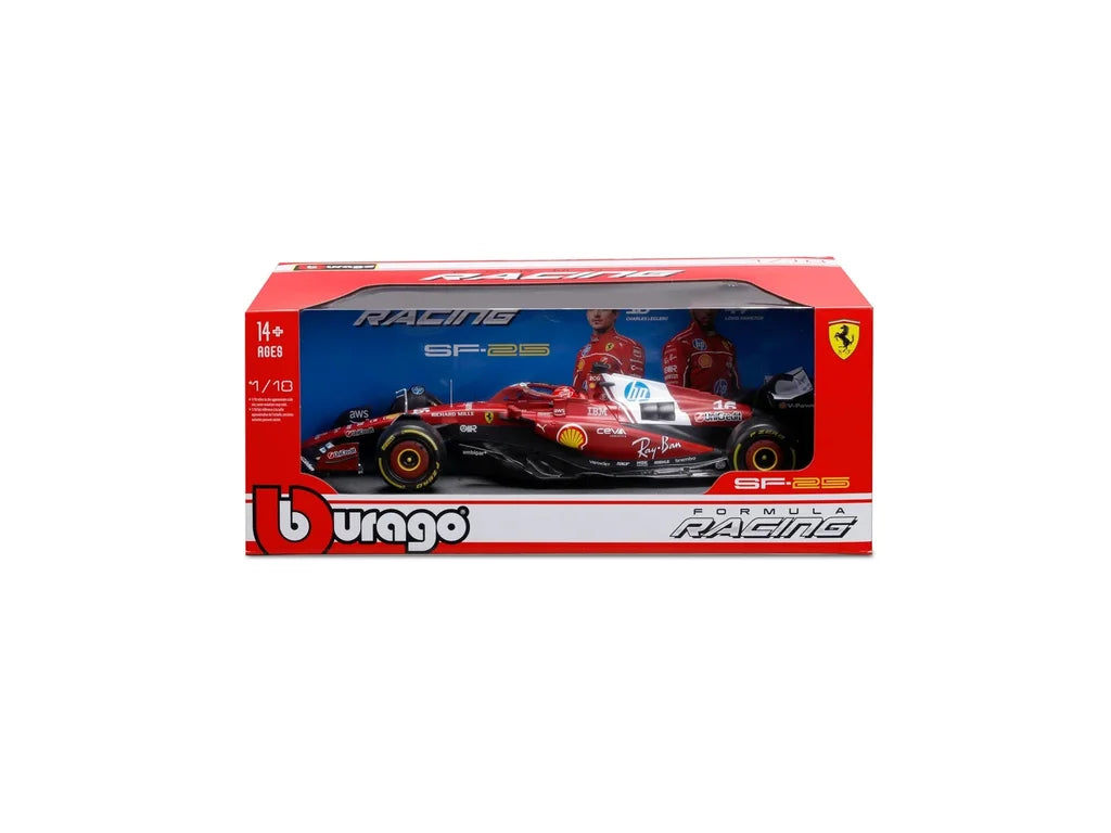 Ferrari SF-25 #16 Charles Leclerc Formel 1 2025 Modell im Maßstab 1:18