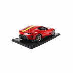 Ferrari 812 Competizione – Rosso Corsa with Yellow Stripe Limited Edition (100 pcs) 1:12 Scale by BBR Models – BBR Models – view 2