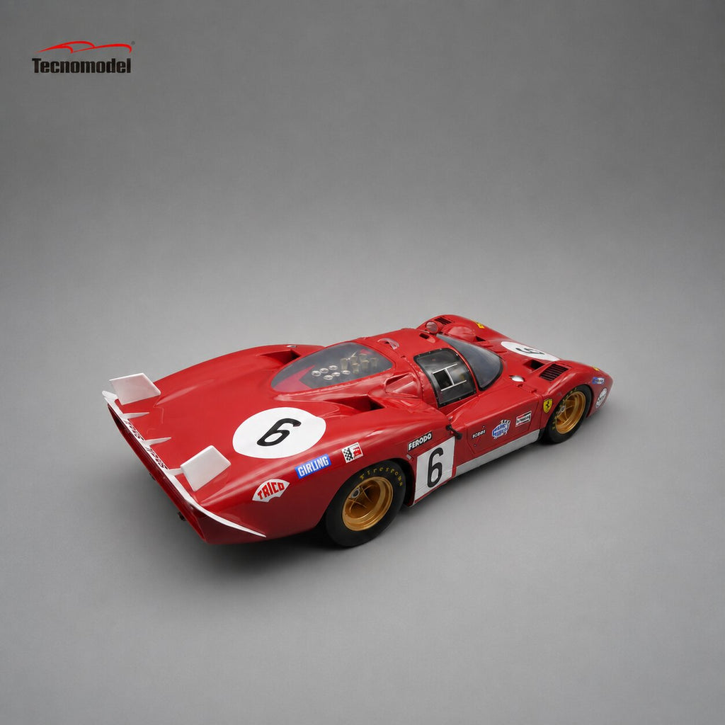 Ferrari 512 S Long Tail SEFAC #6 – 24 Hours of Le Mans 1970 (Vaccarella / Giunti) Limited Edition 1:12 Scale – Tecnomodel