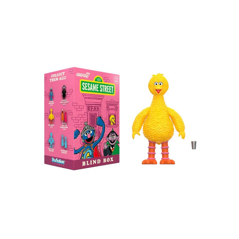 ReAction: Caja Sorpresa de Sesame Street Serie 2 de Super7