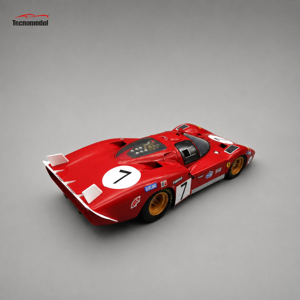 Ferrari 512 S Long Tail SEFAC #7 – 24 Hours of Le Mans 1970 (Bell / Peterson) Limited Edition 1:12 Scale – Tecnomodel – view 2