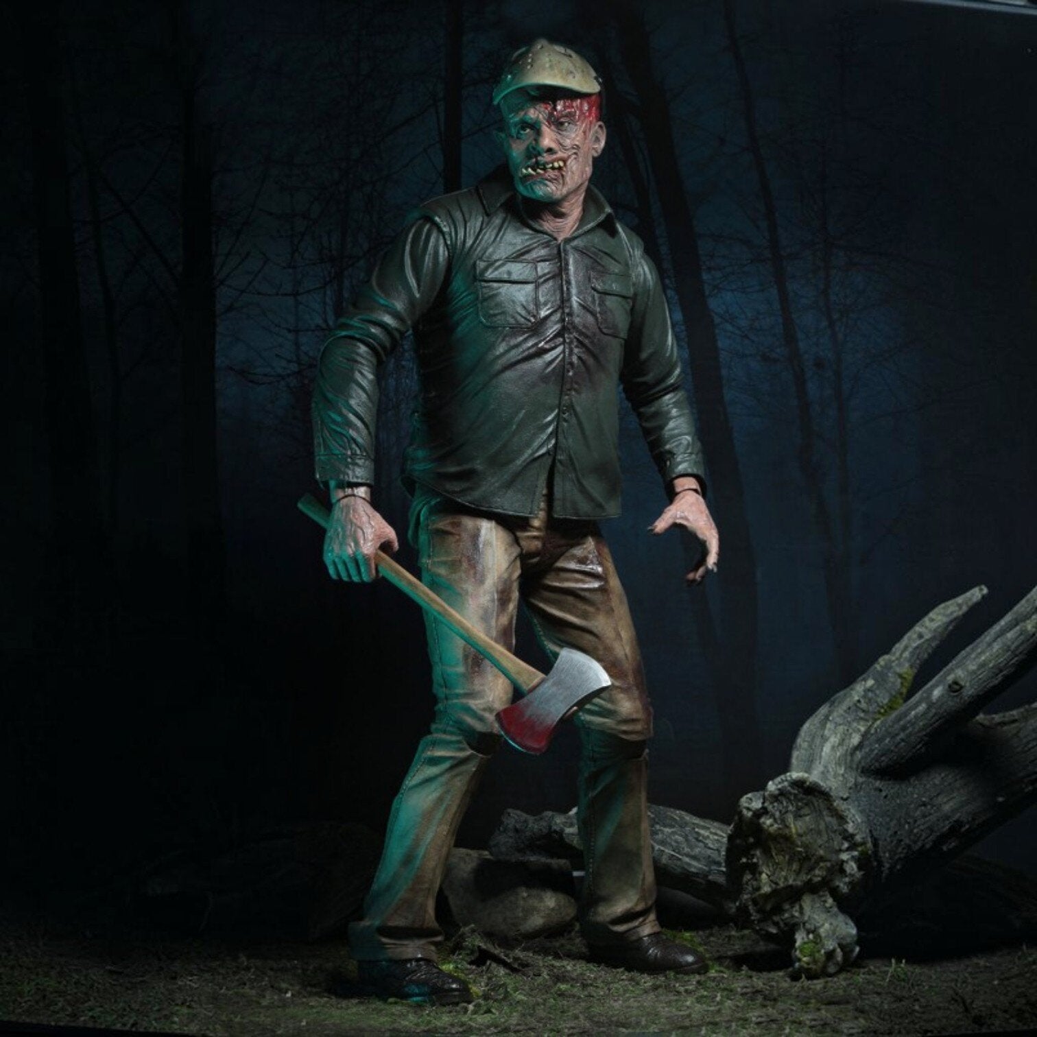 Viernes 13: El capítulo final Figura de acción 1/4 Jason de 46cm de NECA (Muestra de exhibición - Caja abierta)