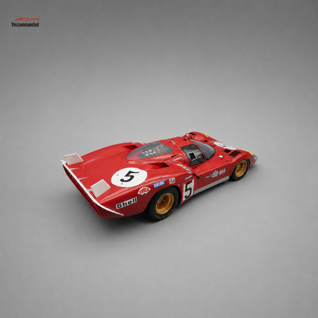 Ferrari 512 S Long Tail SEFAC #5 – 24 Hours of Le Mans 1970 (Merzario / Regazzoni) Limited Edition 1:12 Scale – Tecnomodel – view 2