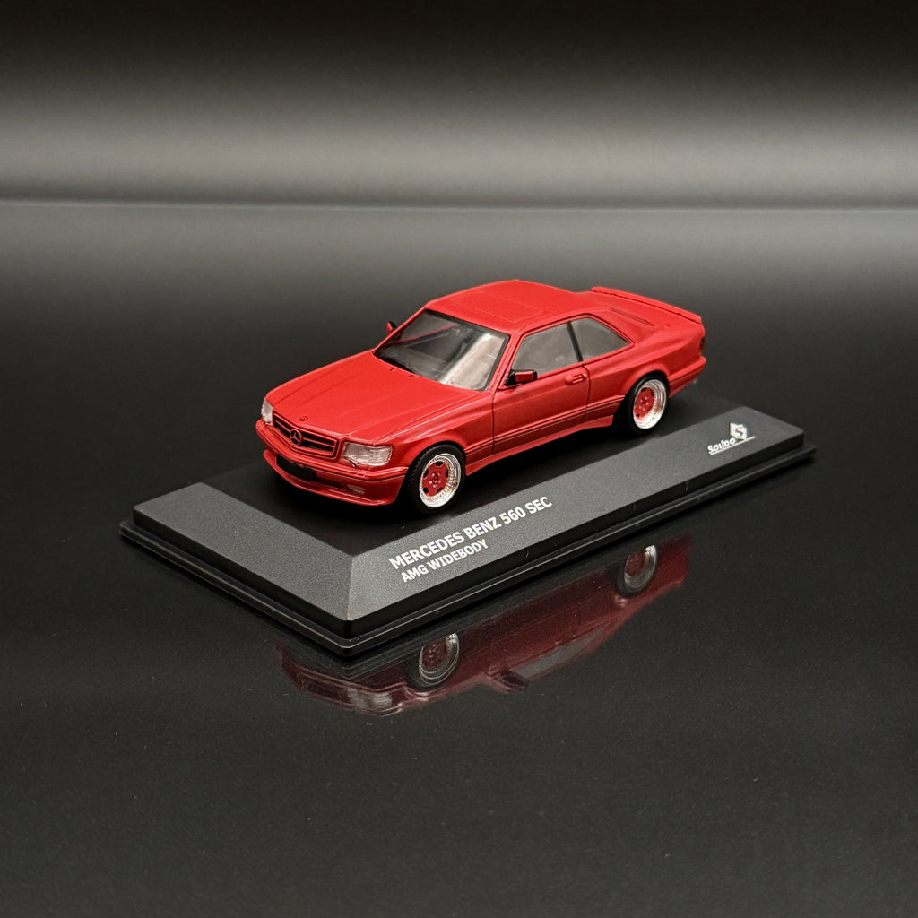 梅赛德斯-奔驰 560 SEC AMG 宽体 1990 信号红 1:43 经典轿跑模型