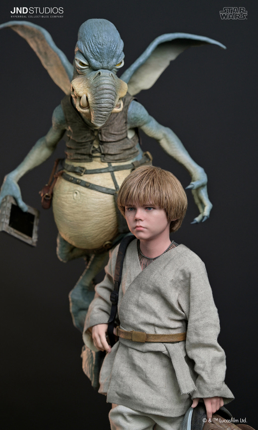 Star Wars: Episodio I – Anakin Skywalker & Watto – Estatua a escala 1:3 (Edición limitada) de JND Studios