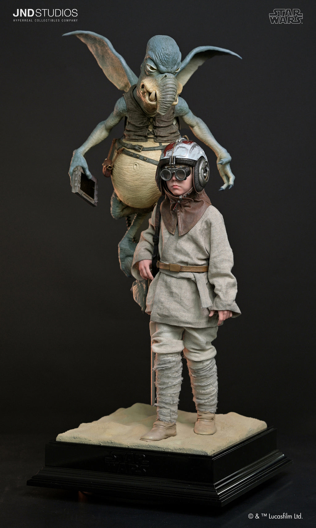 Star Wars: Episodio I – Anakin Skywalker & Watto – Estatua a escala 1:3 (Edición limitada) de JND Studios