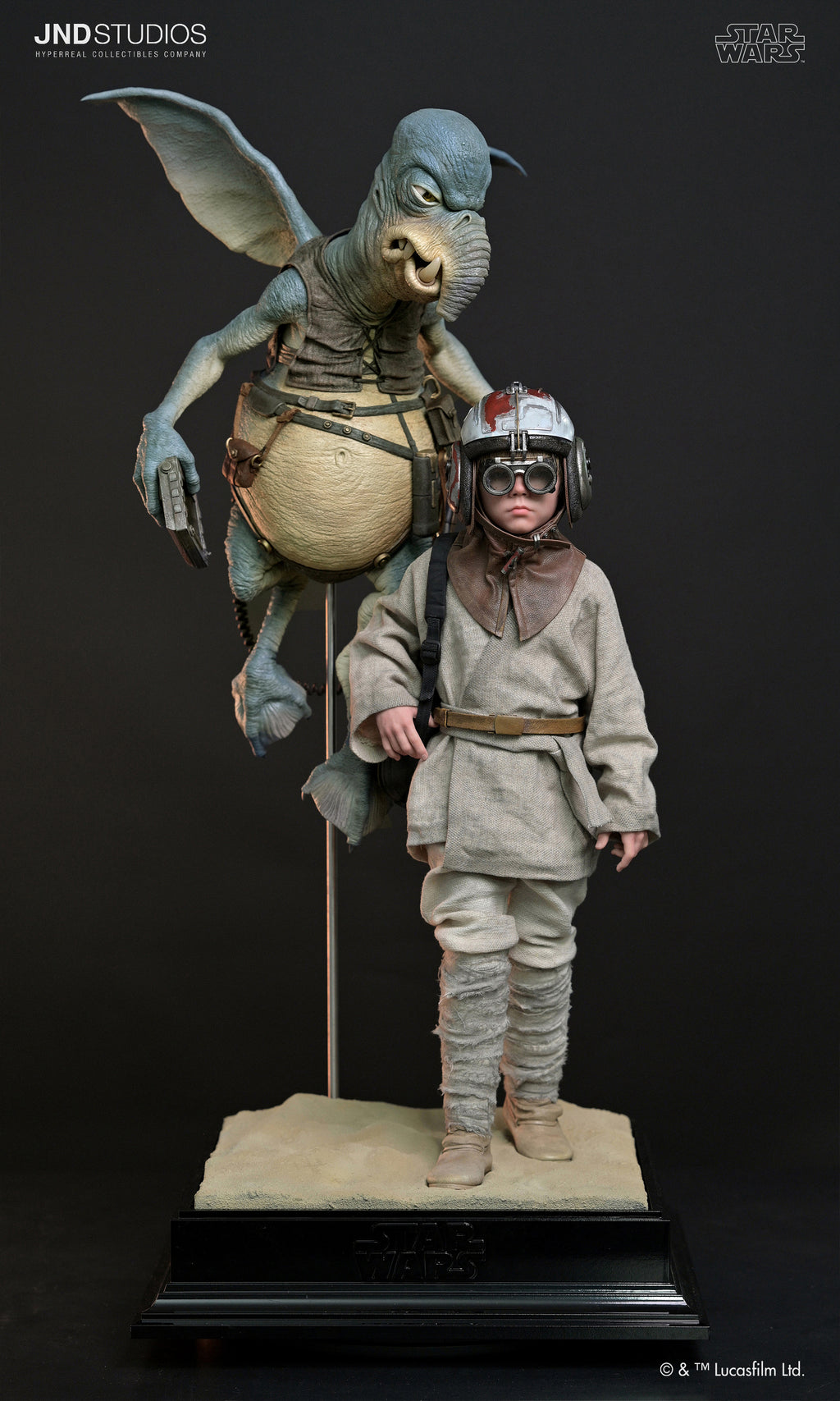 Star Wars: Episodio I – Anakin Skywalker & Watto – Estatua a escala 1:3 (Edición limitada) de JND Studios