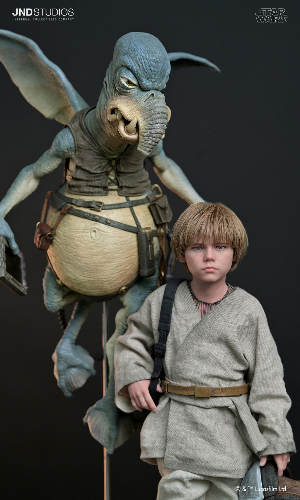 Star Wars: Episodio I – Anakin Skywalker & Watto – Estatua a escala 1:3 (Edición limitada) de JND Studios