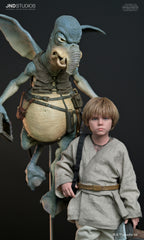Star Wars: Episodio I – Anakin Skywalker & Watto – Estatua a escala 1:3 (Edición limitada) de JND Studios