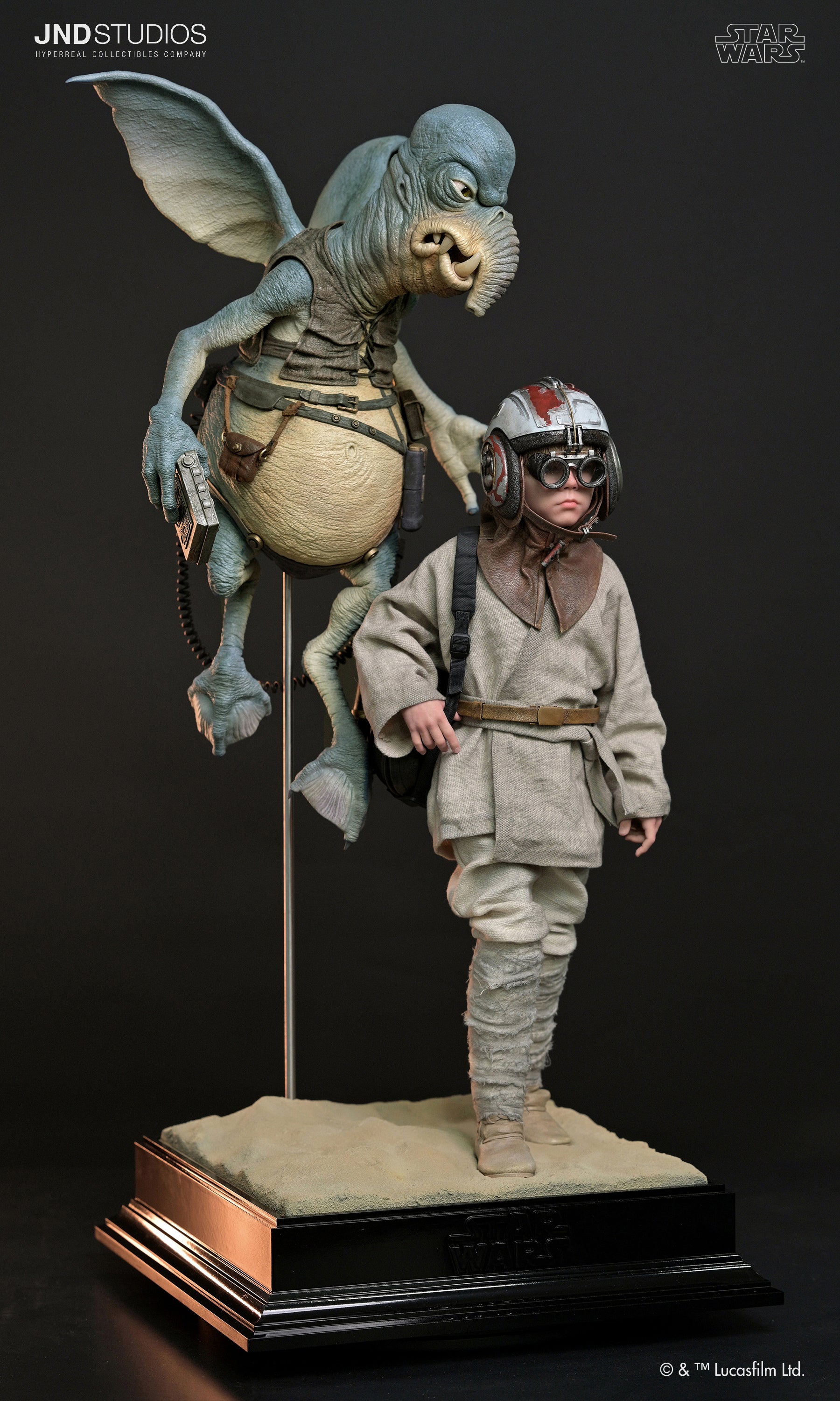 Star Wars: Episodio I – Anakin Skywalker & Watto – Estatua a escala 1:3 (Edición limitada) de JND Studios