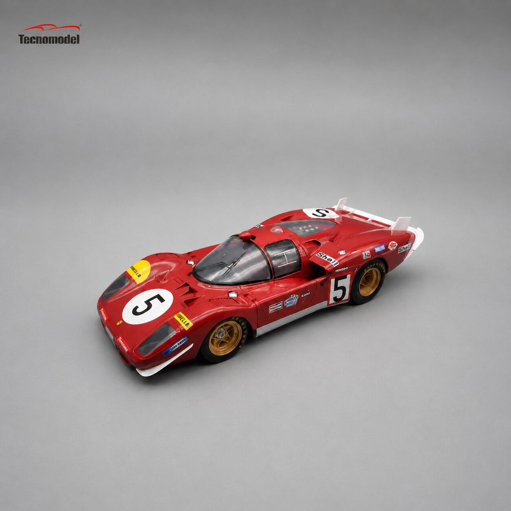 Ferrari 512 S Long Tail SEFAC #5 – 24 Hours of Le Mans 1970 (Merzario / Regazzoni) Limited Edition 1:12 Scale – Tecnomodel