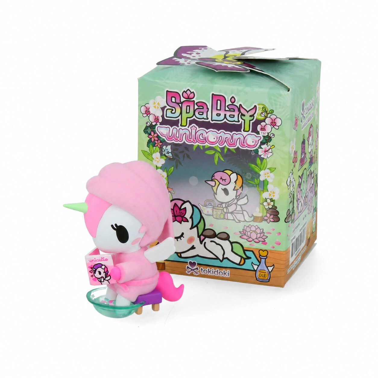 Figuras de caja sorpresa Unicorno Spa Day de TokiDoki