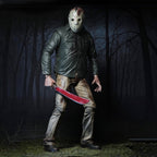 Viernes 13: El capítulo final Figura de acción 1/4 Jason de 46cm de NECA (Muestra de exhibición - Caja abierta)