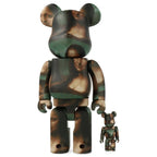 BE@RBRICK Mona Lisa Overdrive-set i storlekarna 100 % och 400 % från Medicom Toy