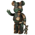 BE@RBRICK Mona Lisa Overdrive-set i storlekarna 100 % och 400 % från Medicom Toy