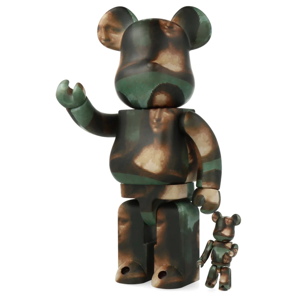 BE@RBRICK Mona Lisa Overdrive 100% & 400%-set van Medicom Toy