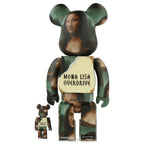 BE@RBRICK Mona Lisa Overdrive-set i storlekarna 100 % och 400 % från Medicom Toy
