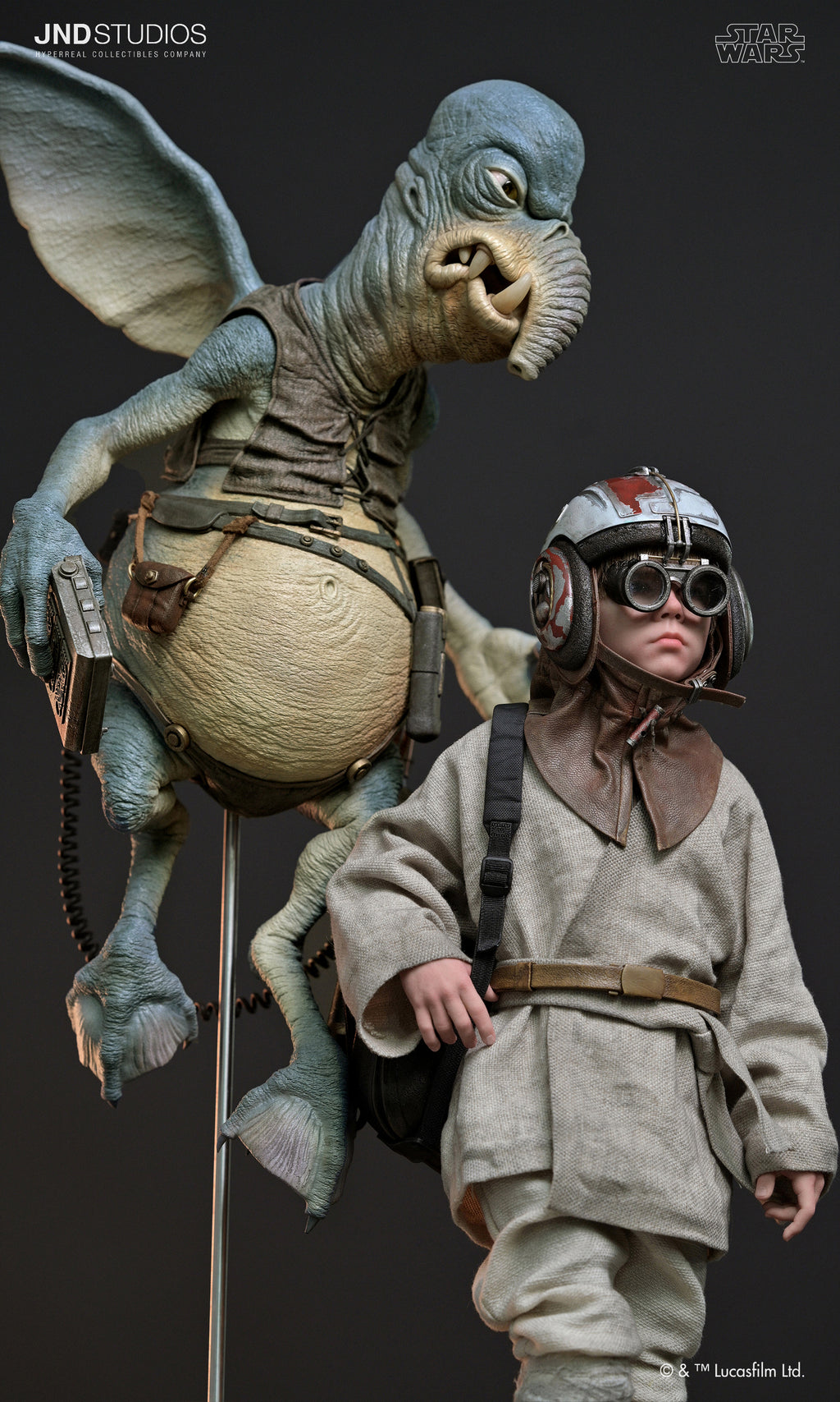 Star Wars: Episodio I – Anakin Skywalker & Watto – Estatua a escala 1:3 (Edición limitada) de JND Studios