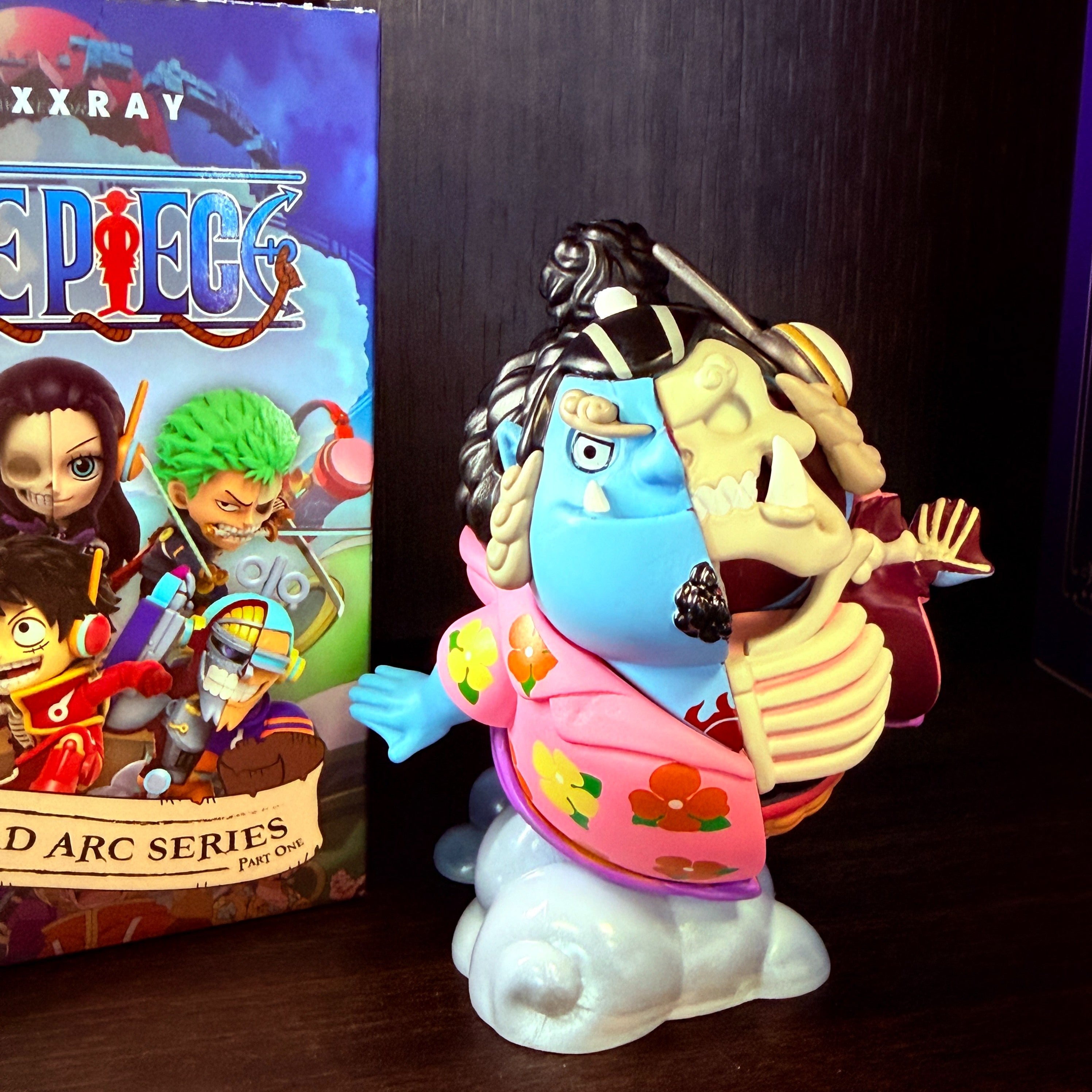 XXRAY One Piece Egghead Arc Series Jinbe-figuur, originele complete set van blinde dozen, van Mighty Jaxx