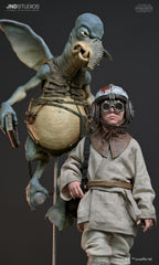 Star Wars: Episodio I – Anakin Skywalker & Watto – Estatua a escala 1:3 (Edición limitada) de JND Studios