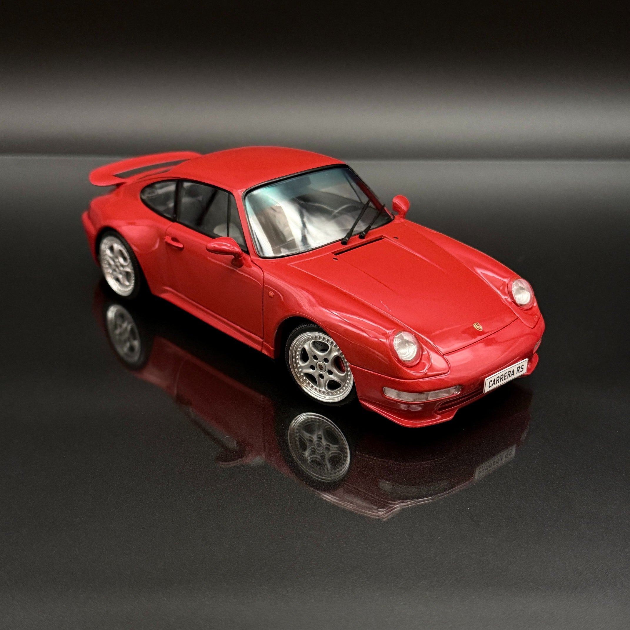 Porsche 911 993 Carrera RS 1997 Indischrot 1:18 Solido Classic Sports Car