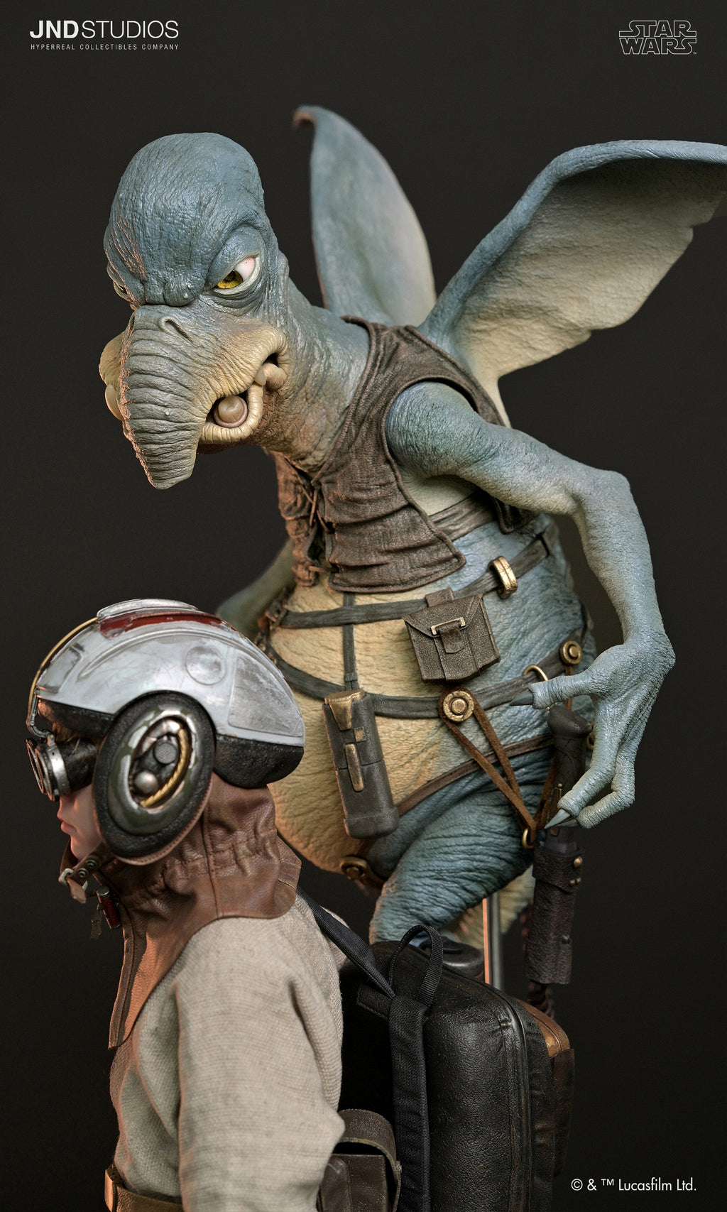 Star Wars: Episodio I – Anakin Skywalker & Watto – Estatua a escala 1:3 (Edición limitada) de JND Studios