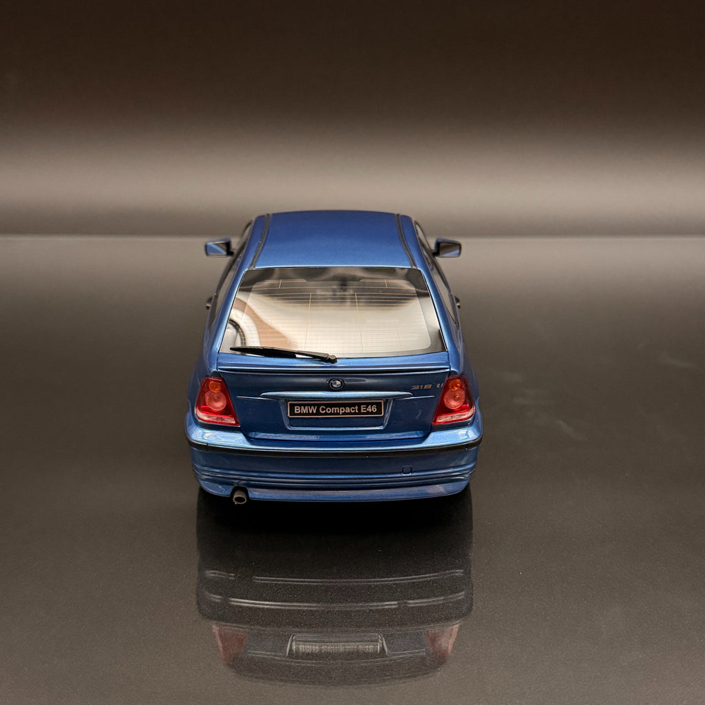 BMW E46 Compact 318ti — Estoril Blue 2002 | 1:18 Scale Collector Piece by Otto Mobile