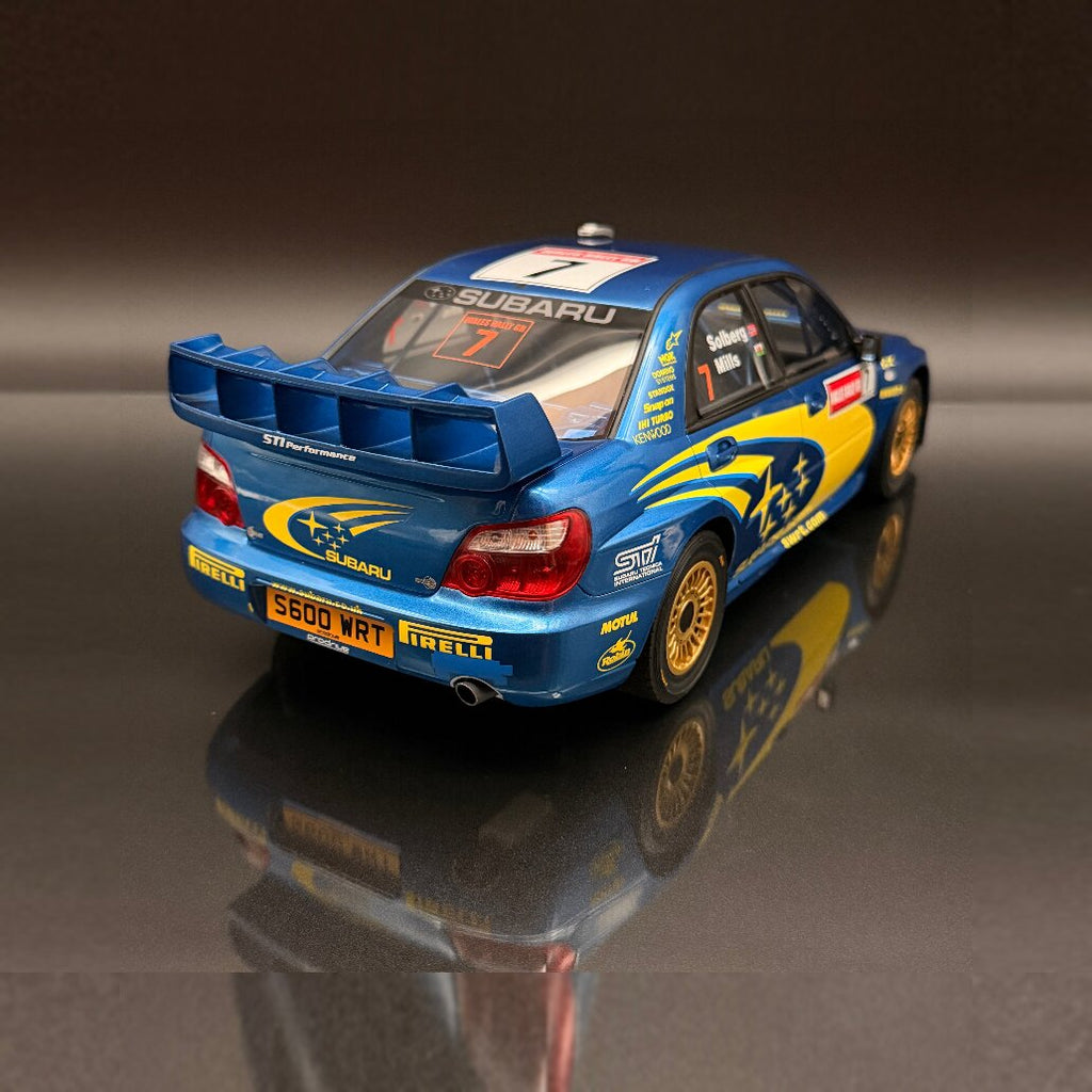 Subaru Impreza WRC S9 – Rally de Gran Bretaña 2003 #7 Petter Solberg Escala 1:12 de OTTOmobile