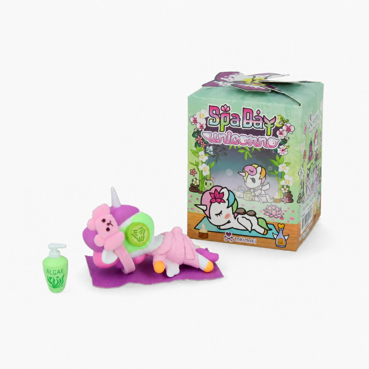 Figuras de caja sorpresa Unicorno Spa Day de TokiDoki