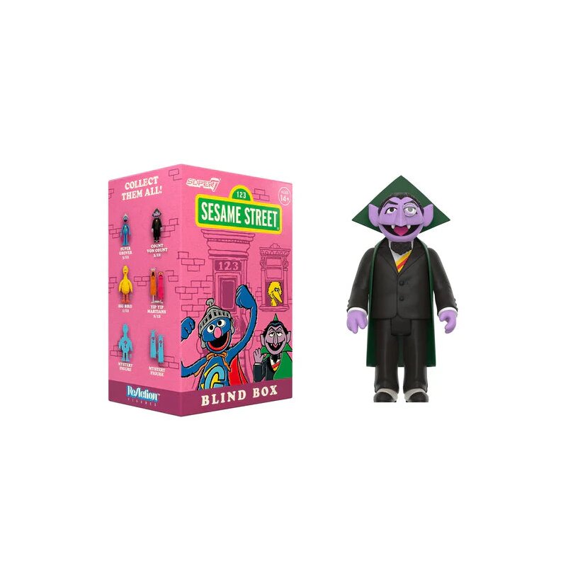 ReAction: Caja Sorpresa de Sesame Street Serie 2 de Super7