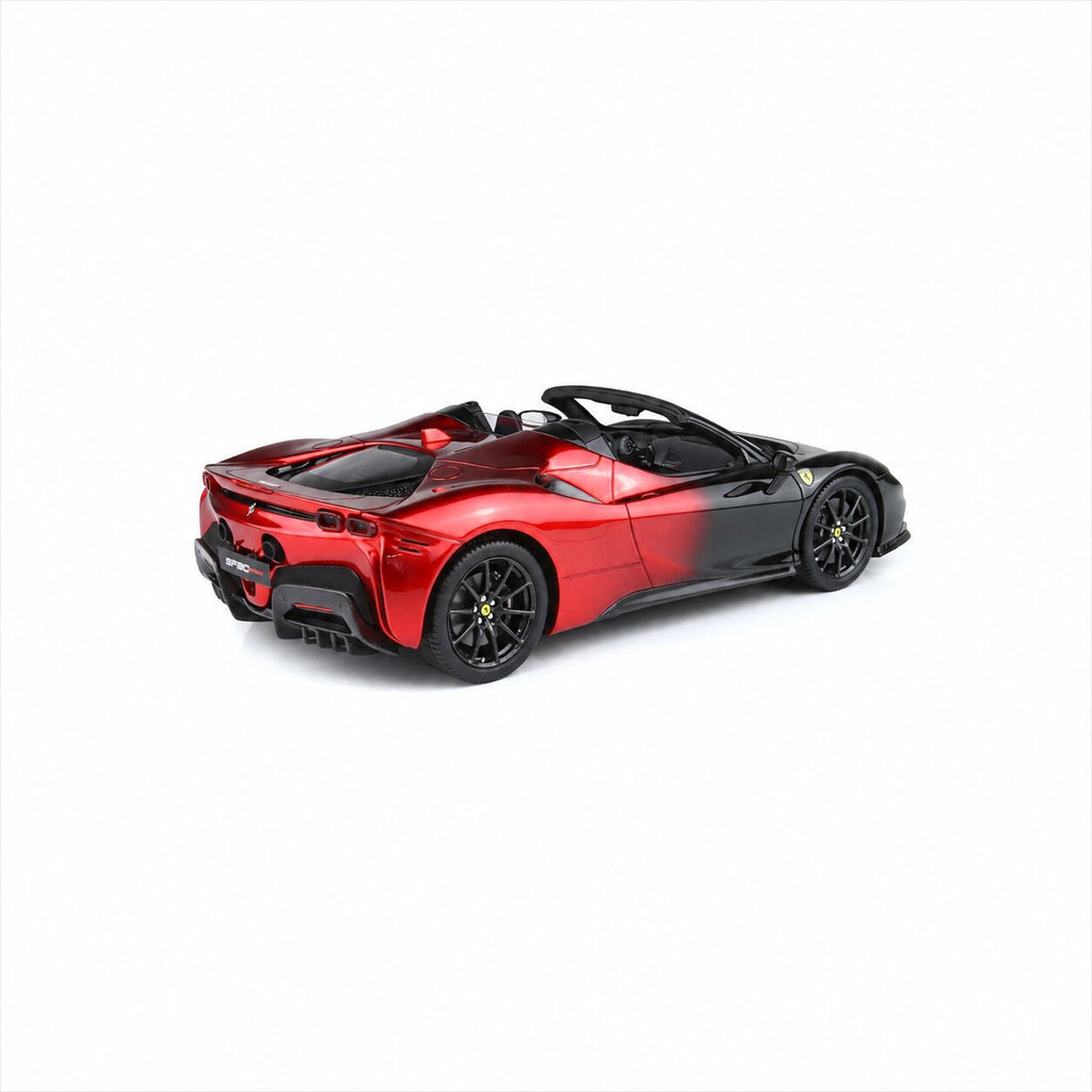 Ferrari SF90 Spider – Rosso Magma Edición Limitada (90 unidades) con Vitrina Escala 1:18 de BBR Models