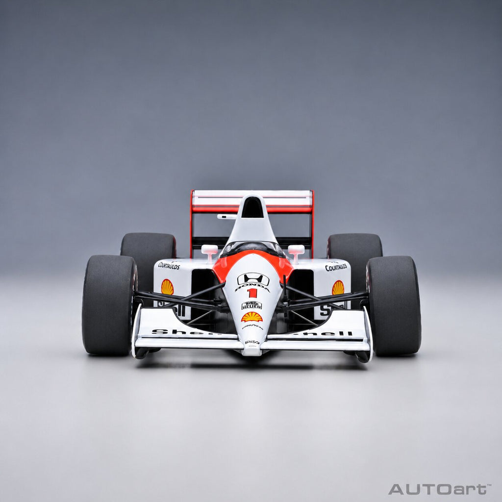 McLaren Honda MP4/6 #1 1991 – Ayrton Senna World Champion (Includes Marlboro Decals) 1:18 Scale – AUTOart – view 4