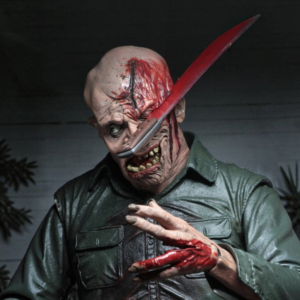 Viernes 13: El capítulo final Figura de acción 1/4 Jason de 46cm de NECA (Muestra de exhibición - Caja abierta)
