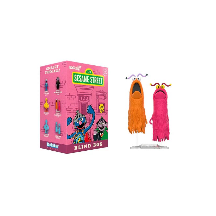 ReAction: Caja Sorpresa de Sesame Street Serie 2 de Super7