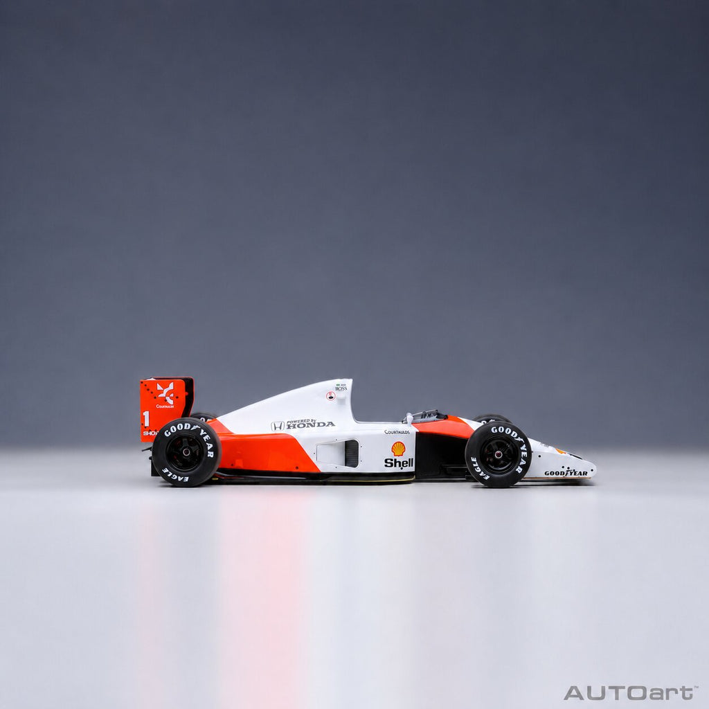 McLaren Honda MP4/6 #1 1991 – Ayrton Senna World Champion (Includes Marlboro Decals) 1:18 Scale – AUTOart – view 5
