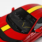 Ferrari 812 Competizione – Rosso Corsa with Yellow Stripe Limited Edition (100 pcs) 1:12 Scale by BBR Models – BBR Models – view 5