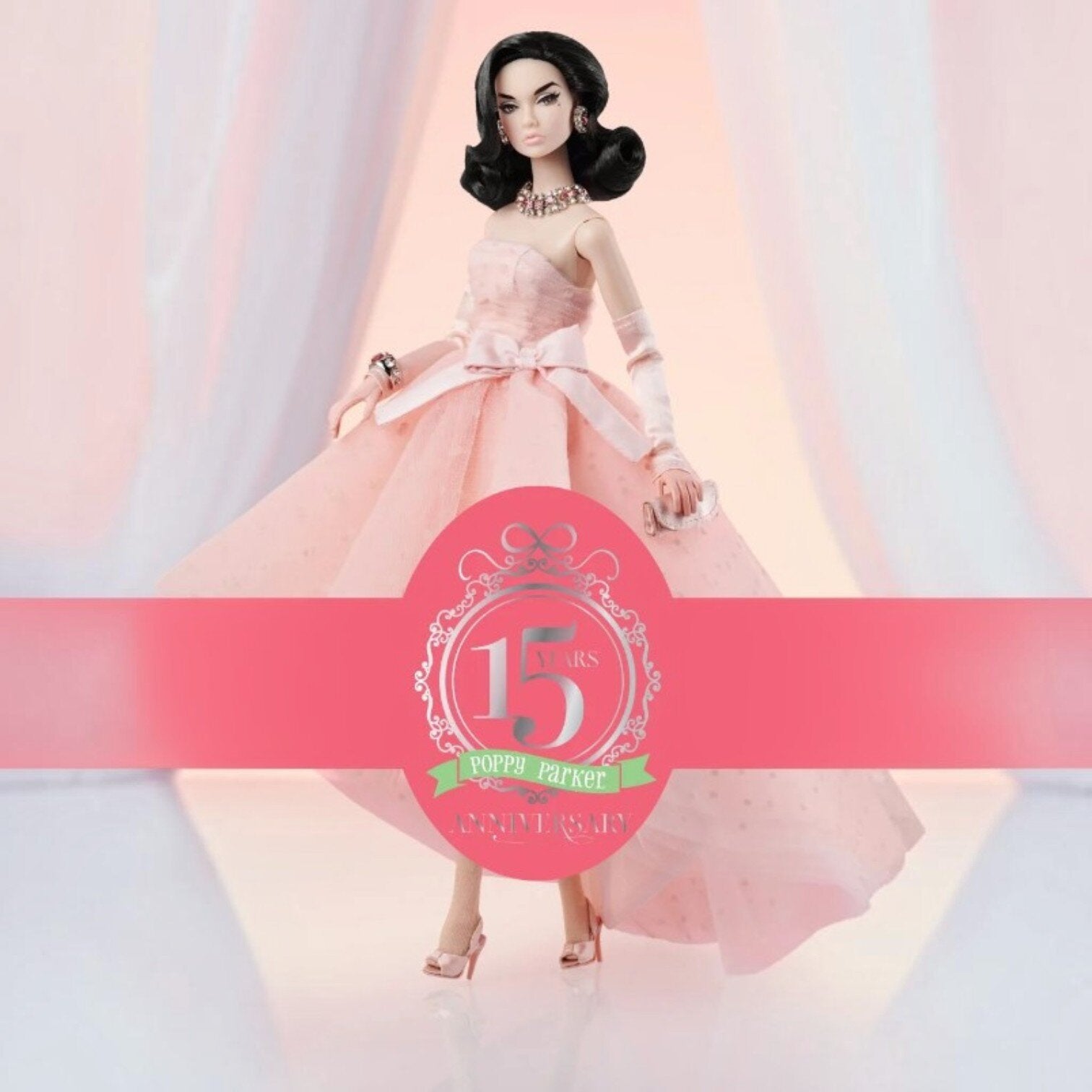 The Poppy Parker® Collection: 15th Anniversary Celebration Pink Of Perfection Dressed Doll 2024 – Integrity Toys – view 6