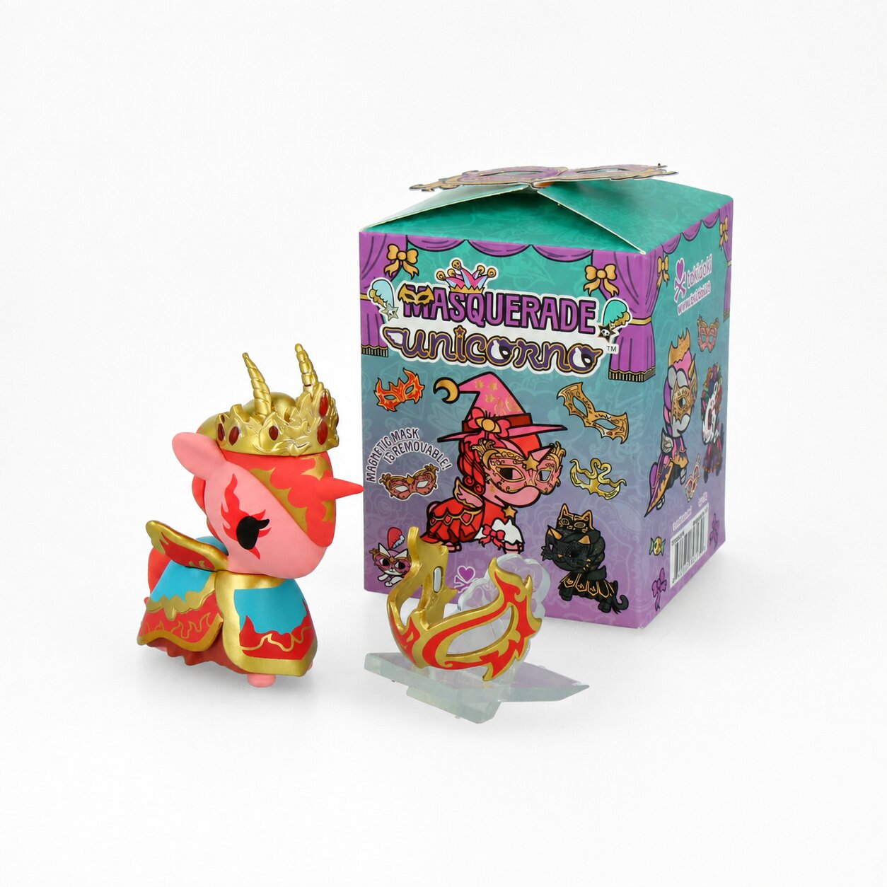 Figuras de caja sorpresa Unicorno Masquerade de TokiDoki