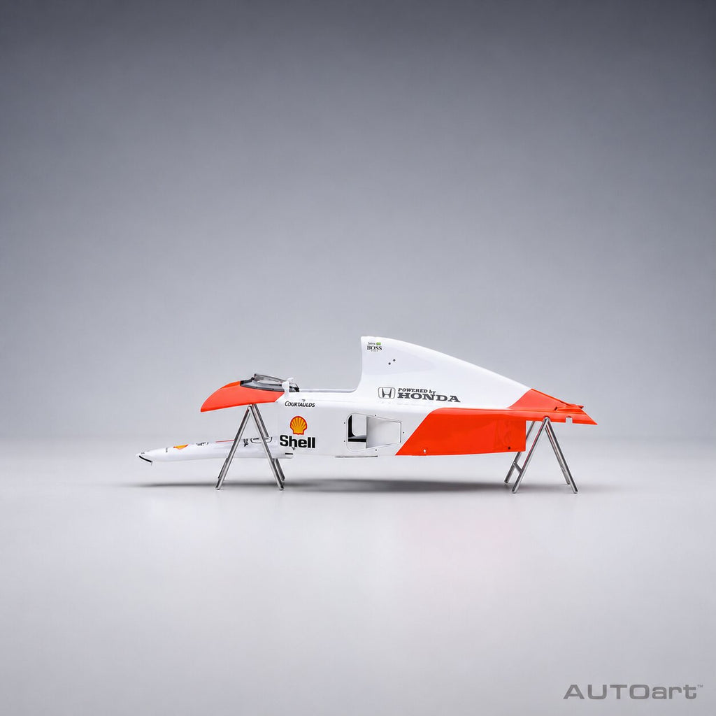 McLaren Honda MP4/6 #1 1991 – Ayrton Senna World Champion (Includes Marlboro Decals) 1:18 Scale – AUTOart – view 6