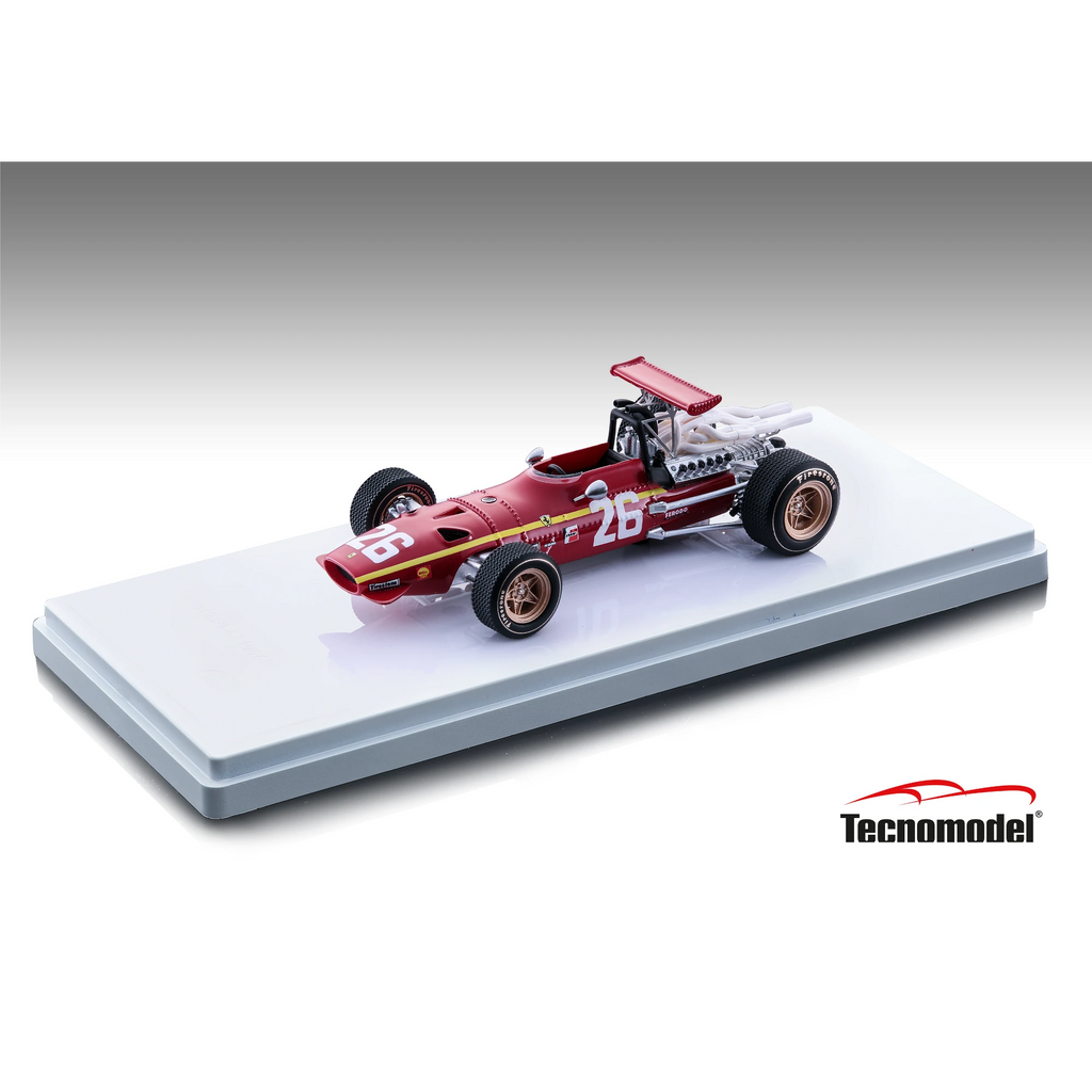 Ferrari 312 F1/68 #26 – Sieger Großer Preis von Frankreich 1968 (Jacky Ickx) Limitierte Auflage Maßstab 1:43